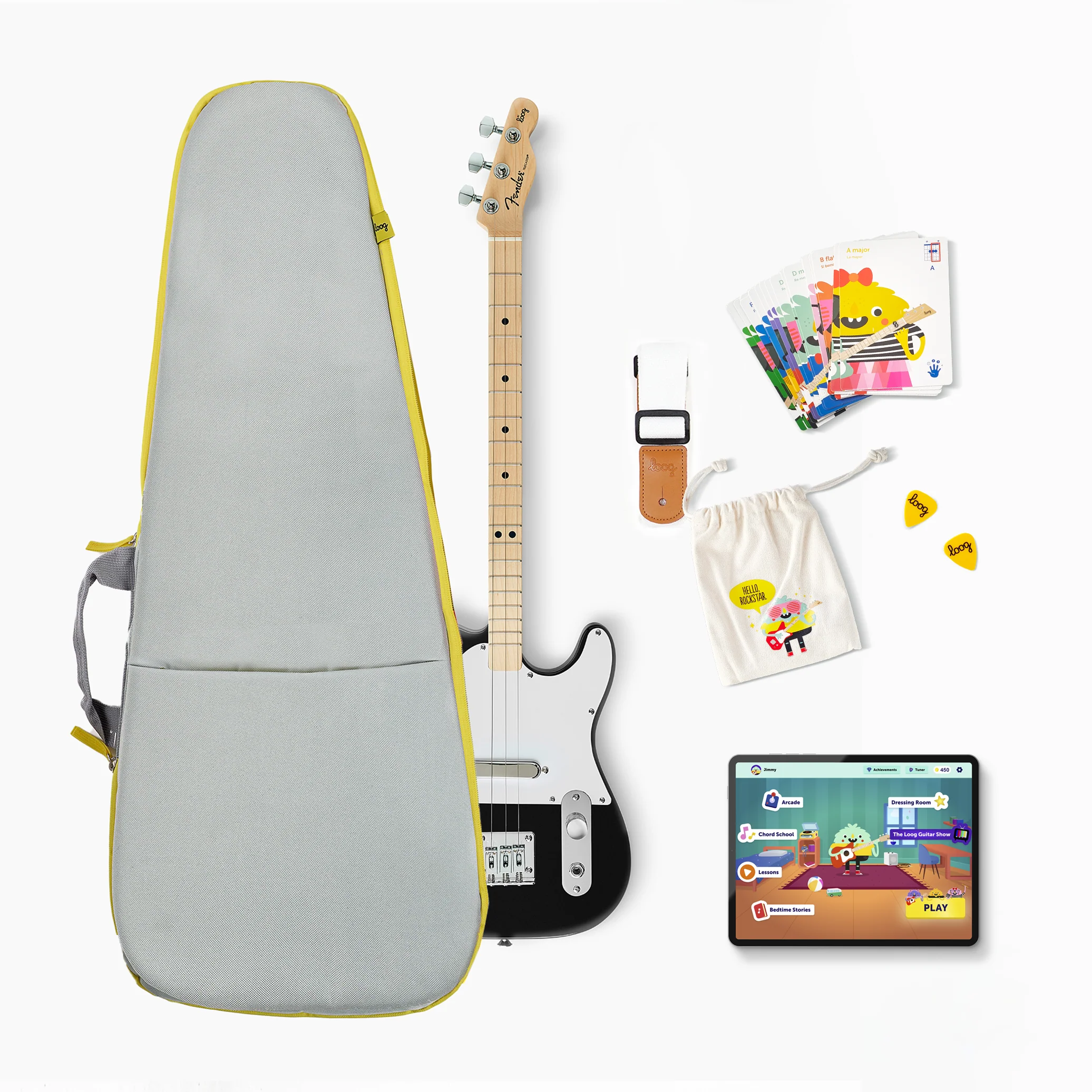 fender x loog electric guitar bundles - Image 14