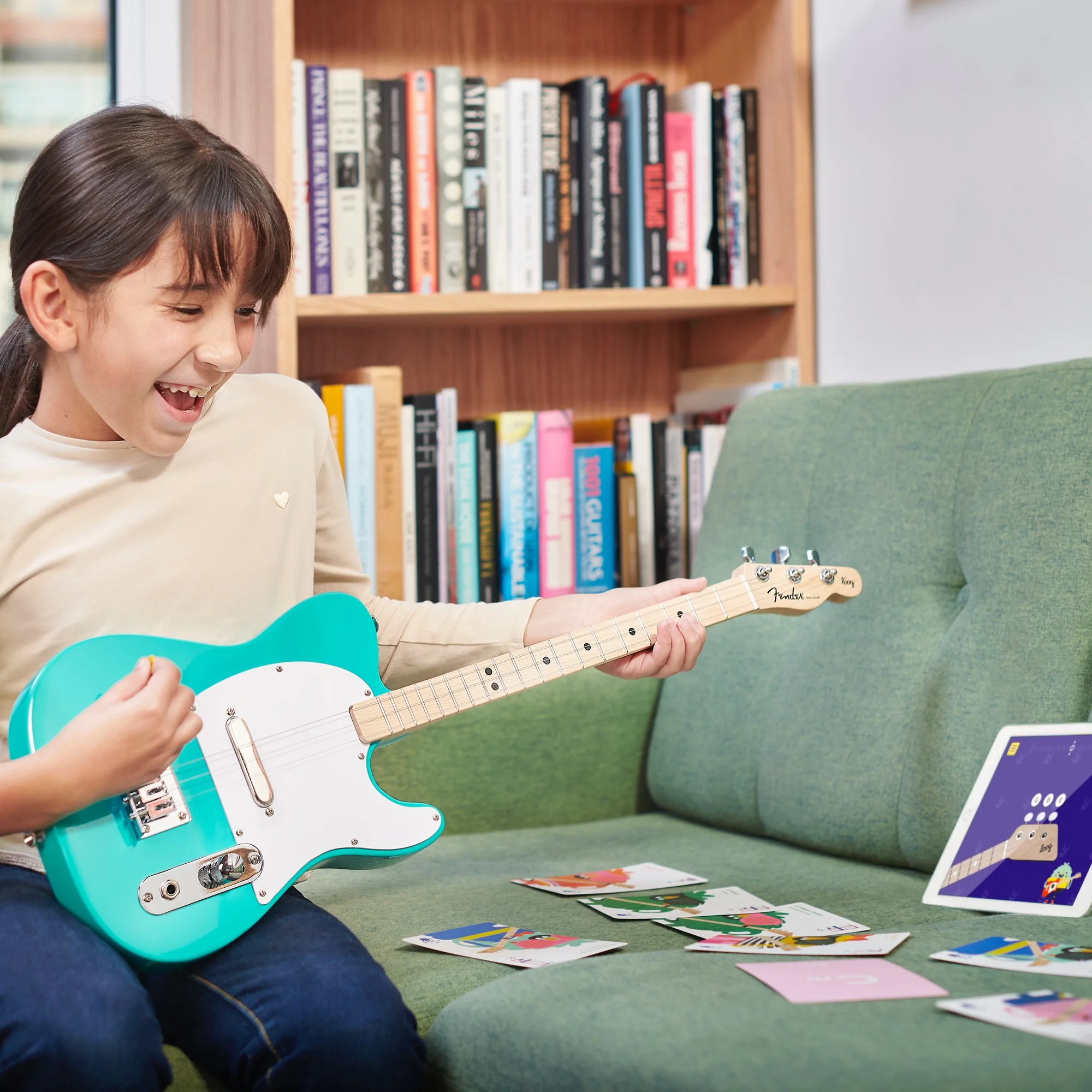 fender x loog telecaster electric guitar - Image 9